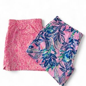 Bundle Lily Pulitzer Ocean View Pull On Shorts Large